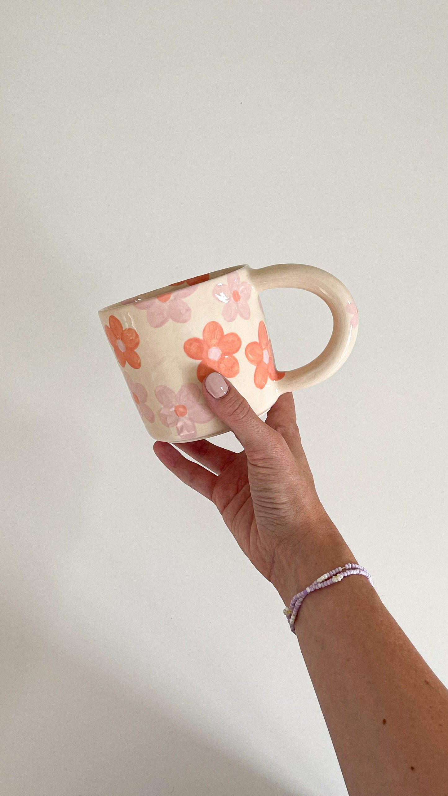 Summer flowers mug