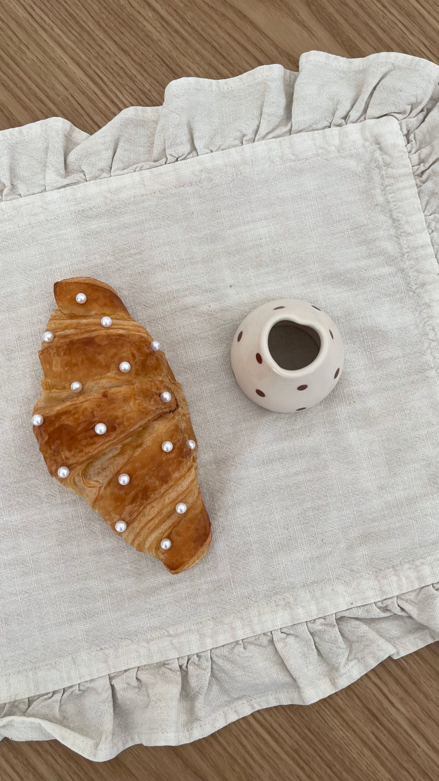 Support fouet à matcha polka dots 🤎