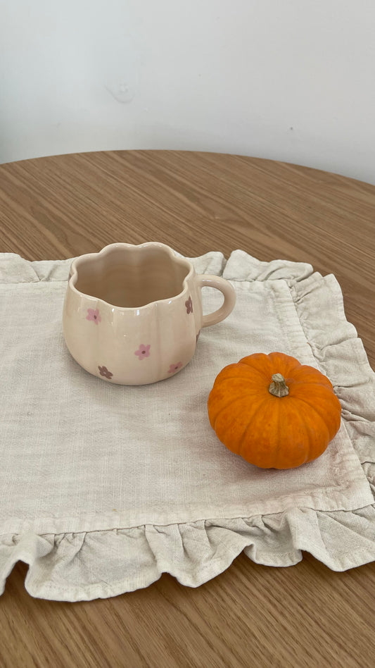 Autumn bloom mug 🩷🤎