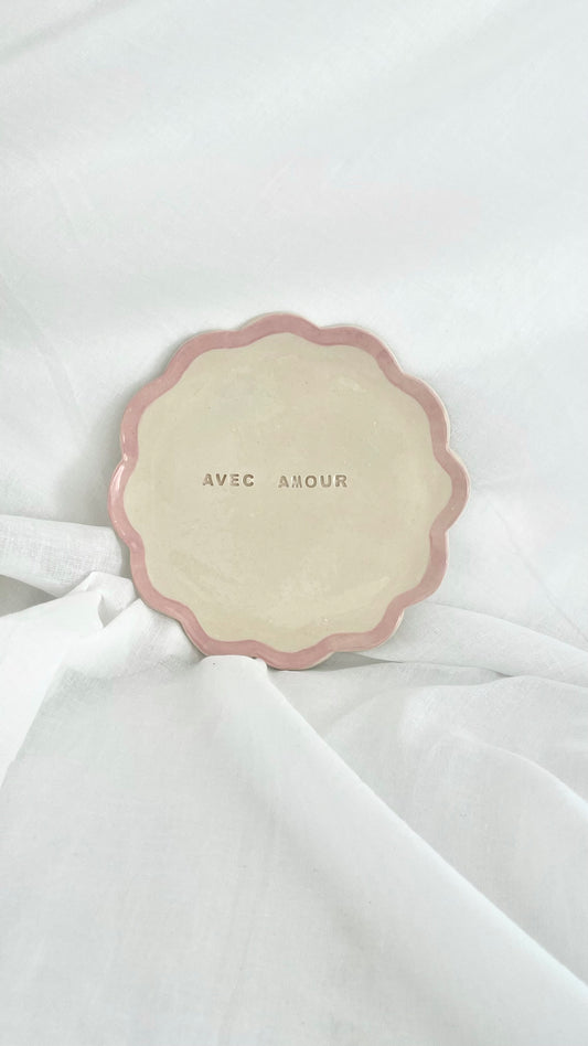 Assiette “Avec Amour”
