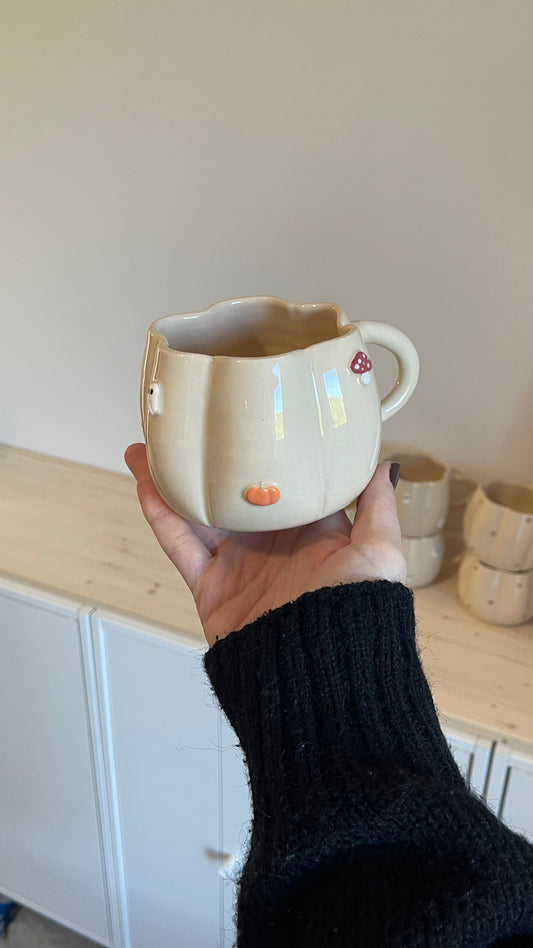 Autumn pumpkin mug