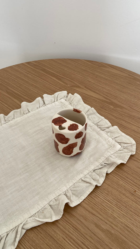 Milky take away cup 🤎