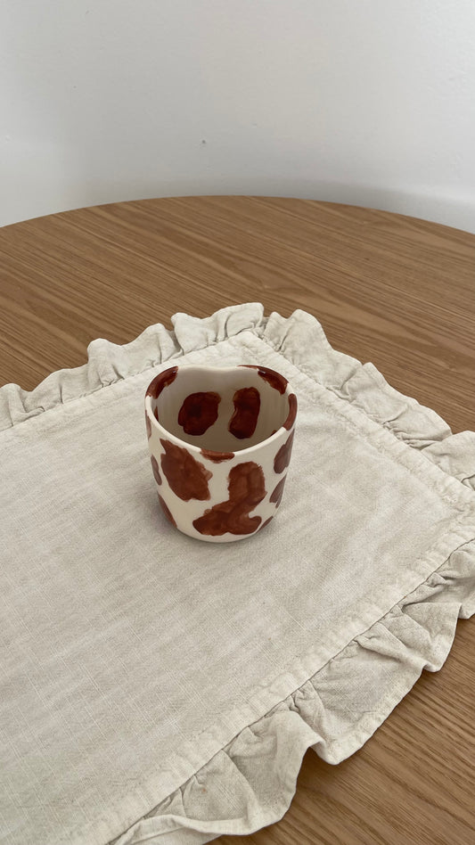 Milky heart cup 🤎🐮