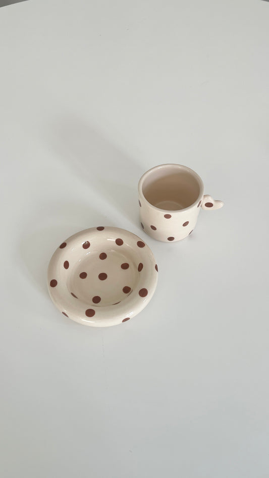 Mocha dots set