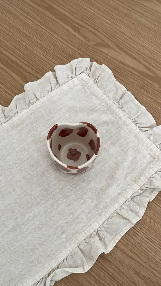 Milky heart cup 🤎🐮